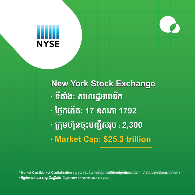 ​N​Y​S​E​ ​ឬ​ ​New​ ​Y​ork ​Stock​ ​Exchange
